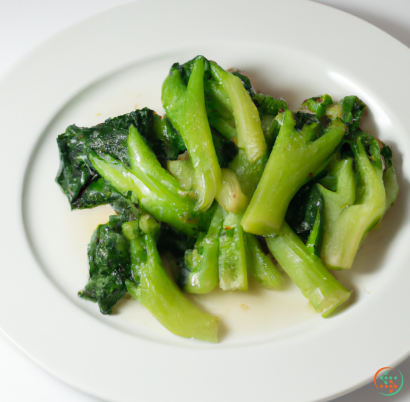 Cooked Chinese Broccoli
